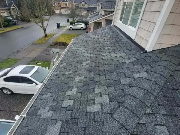 Crew completing roof work in Bothell