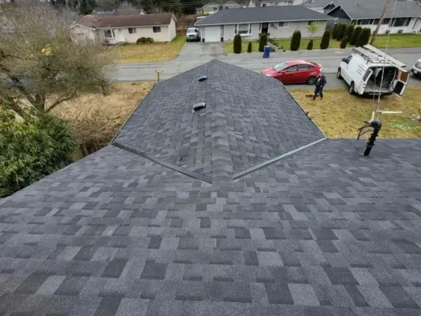 Trusted roofing crew on a repair project in Edmonds