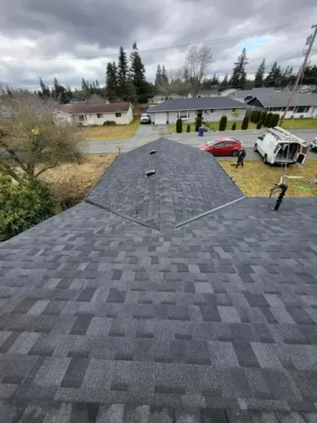 Trusted roofing crew on a repair