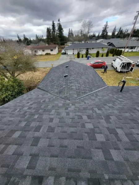 Trusted roofing crew on a repair