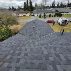 Licensed roofing crew on site