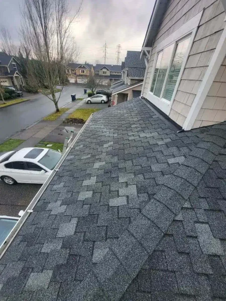 Construction Elite crew completing a roof repair