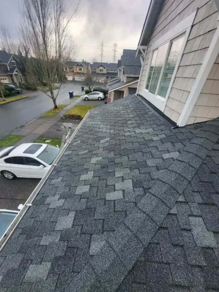 Construction Elite crew completing a roof repair