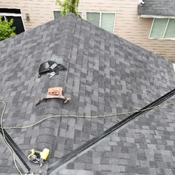 New roof vents on a finished architectural shingle install