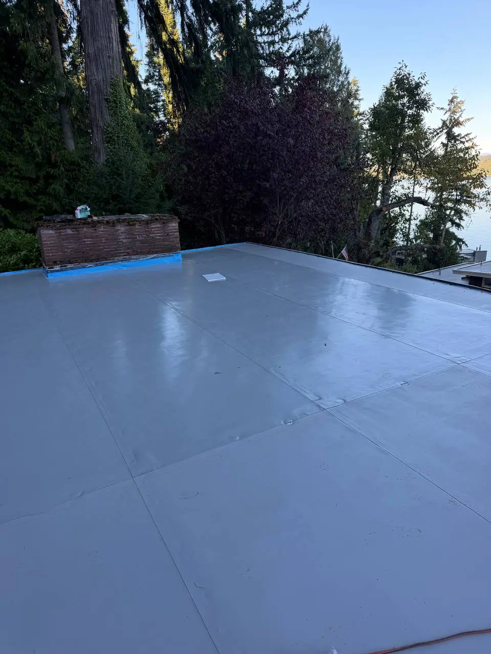 TPO roof detail 1 from a Greater Seattle membrane project for Everett