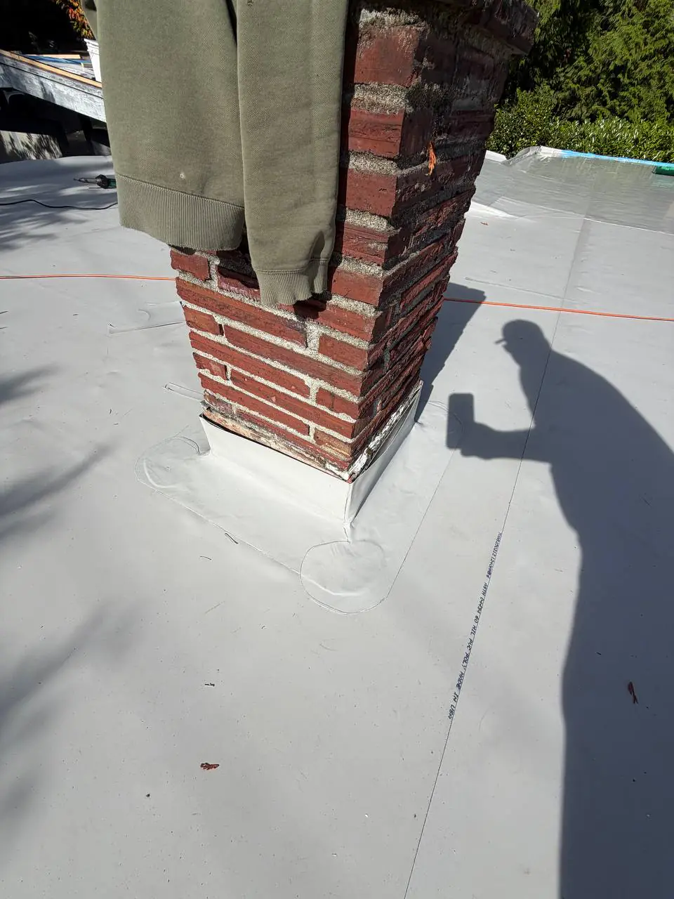 TPO roof detail 3 from a Greater Seattle membrane project for Everett