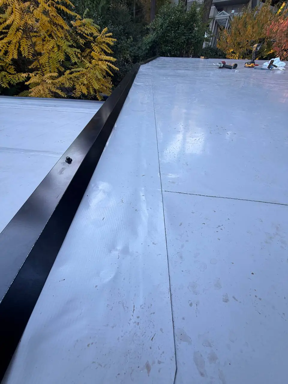 TPO roof detail 5 from a Greater Seattle membrane project for Everett